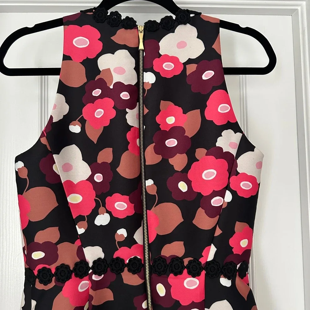 Kate Spade Blooming Mikado Floral Dress‎ Size 4